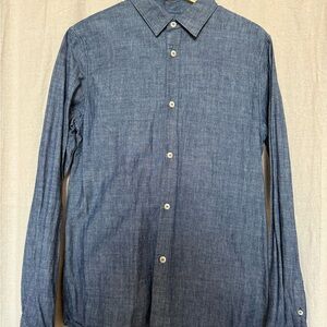 A.P.C. Indigo Casual Button-Down Shirt
